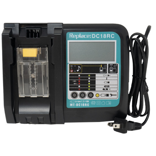 Compatible Makita LXT battery charger for 14.4V and 18V packs