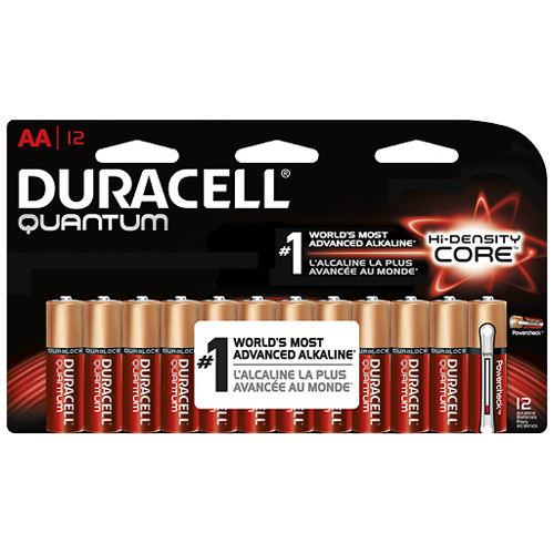 12-Pack AA Duracell Quantum Alkaline Batteries