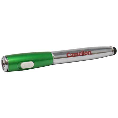 Camelion 3 in 1 stylus penlight and LED flashlight, compact design