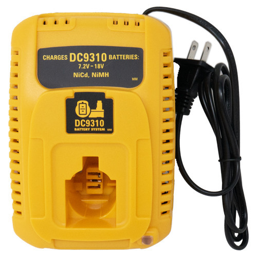 Dewalt DC9310 fast charger with LED status indicator
