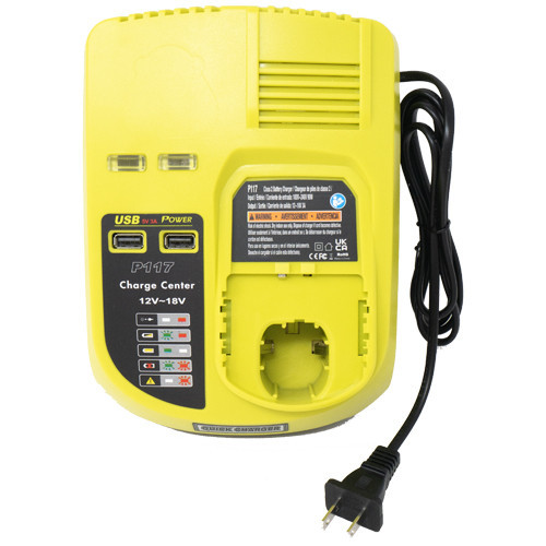 Ryobi P117 12-18V replacement battery charger