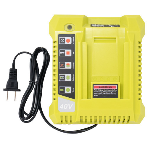 Ryobi 40-Volt Li-Ion charger compatible with RYOBI batteries