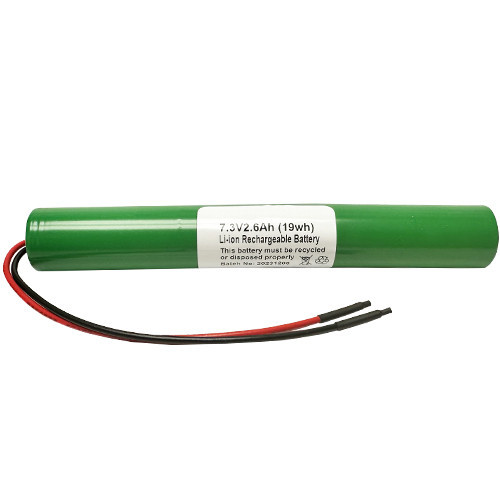 Power Portable 7.4V 2.6Ah Li-Ion 18650 battery pack with protective PCB