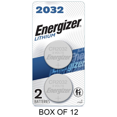 24-pack Energizer CR2032 3V lithium coin cell batteries, 12 cards of 2
