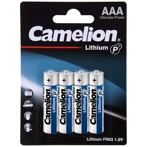 Camelion AAA lithium battery pack, 1.5 volt