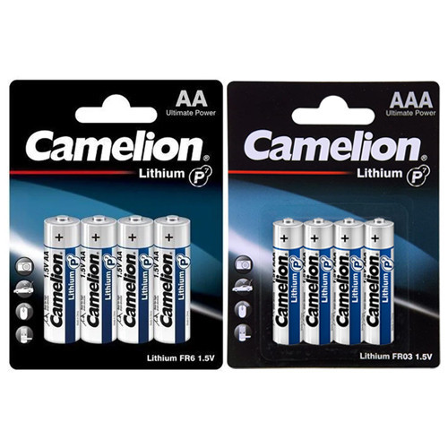 Camelion AA and AAA lithium battery combo pack