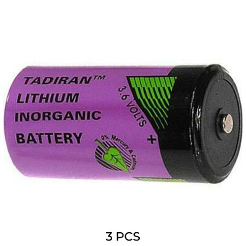 3-Pack Tadiran TL-4920/S XOL Series 3.6V C 8.5 Ah Lithium Batteries (ER26500 / LS26500)