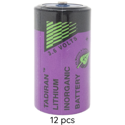 High-capacity Tadiran C-size lithium thionyl chloride battery
