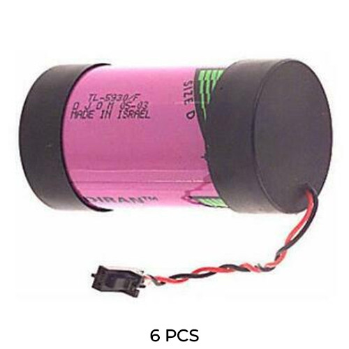 6-Pack Tadiran TL-5930/F 3.6V D 19 Ah Lithium Batteries W/ Connector consumer sales and volume pricing