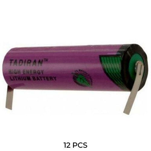 12-pack Tadiran TL-4903/S AA lithium batteries with tabs