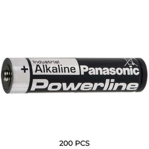 200-pack Panasonic Powerline AAA LR03ADB alkaline batteries