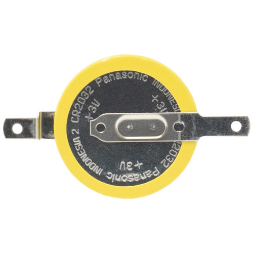 Top view of Panasonic CR-2032/LF2N coin cell battery