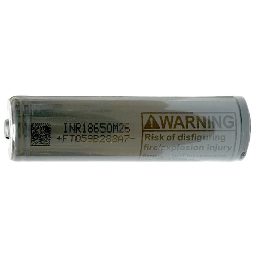 18650 M26 3.6 Volt 2600mAh Lithium Ion Battery (Button Top + PCB)