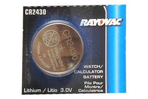5-Pack CR2430 Rayovac 3 Volt Lithium Coin Cell Battery