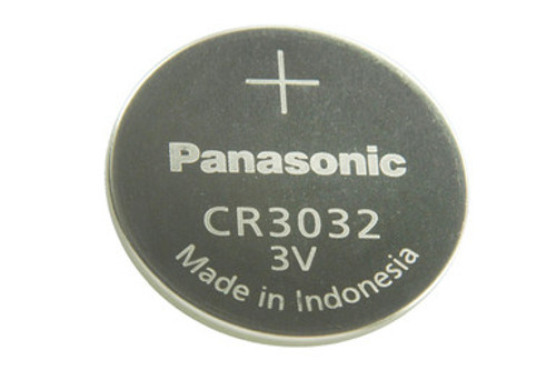 5-Pack CR3032 Panasonic 3 Volt Lithium Coin Cell Battery