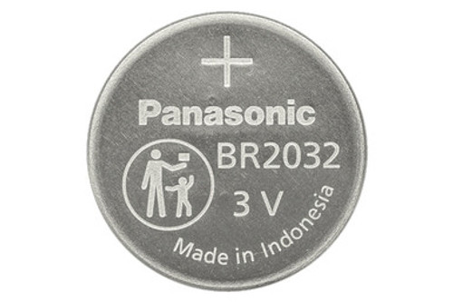 5-Pack BR2032 Panasonic 3 Volt Lithium Coin Cell Battery