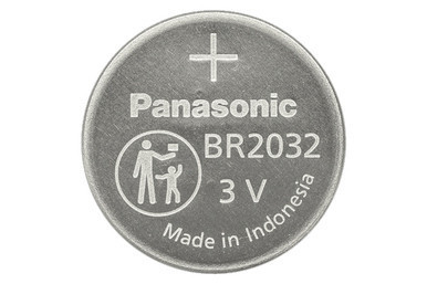 5-Pack BR2032 Panasonic 3 Volt Lithium Coin Cell Battery