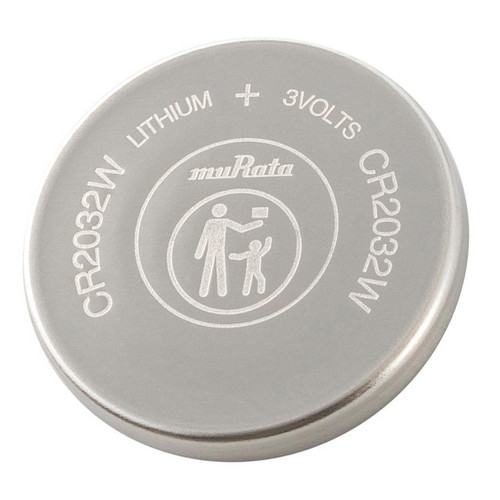MuRata 5-pack CR2032W 3V lithium coin cell batteries bulk packaging