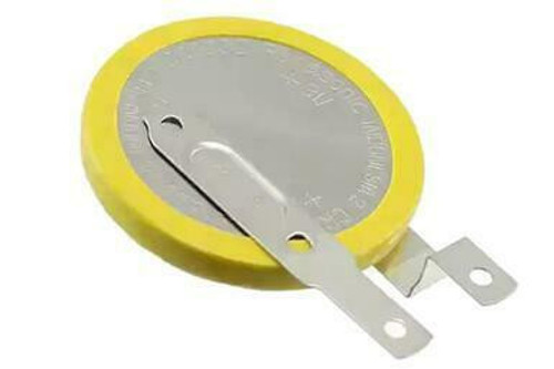 5-Pack Panasonic CR2032/F1N 3V Lithium Coin Cell Battery w/ Tabs