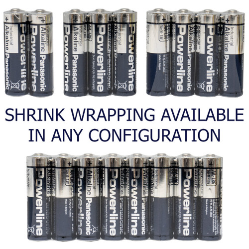Shrink wrapped Panasonic AA batteries for everyday device power