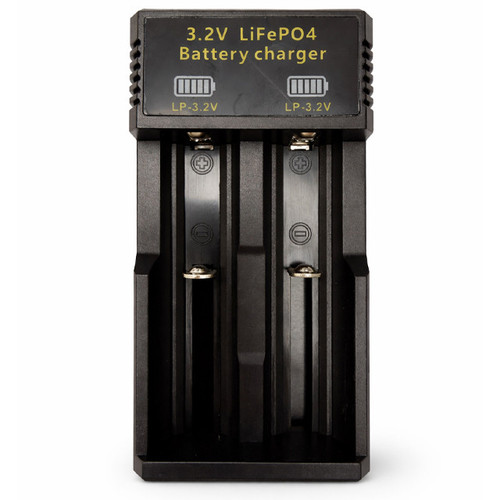 Power Portable CH2 LiFePO4 USB 2-slot battery charger