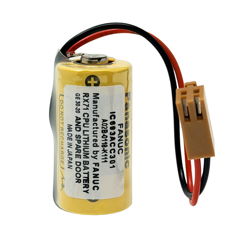 Compact 3V backup battery for GE Fanuc Series 90 PLCs
