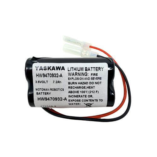 3.6V Yaskawa robot controller backup battery for industrial systems