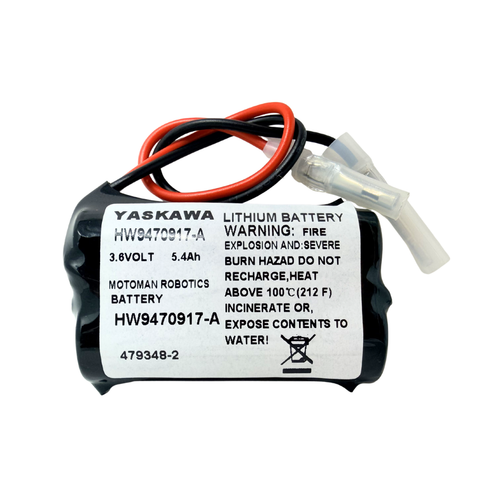 Yaskawa HW9470917-A 3.6V Lithium PLC Battery