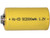 Power Portable Sub C NiCd 2000mAh button top battery front view