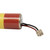 Yellow 4.8V 5/4 AAA NiCd battery pack with mini 2-prong connector