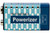 Powerizer 9 Volt 200mAh NiMH rechargeable battery front view