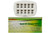 Tenergy 10 bay 9 volt smart battery charger with LED indicators