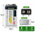 10 Bay 9 Volt Charger + 10 x 9 Volt AccuLoop NiMH Batteries (220 mAh)