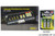 8 Bay LCD Charger + 8 D AccuPower NiMH Batteries (12000 mAh)