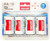 Maxell 4-pack AA to D size battery adapters
