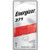 Energizer 371 SR920SW Silver Oxide Button Battery in retail packaging