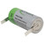 Side profile of Xeno XL-055F 3.6V 2/3 AA battery