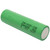 Close-up of Samsung 25R 18650 battery label and specs