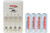 Tenergy 4 bay AA AAA smart battery charger with four AA rechargeable batteries