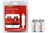 Titanium 4 bay 9V smart charger kit with four Tenergy rechargeable batteries