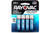 Rayovac High Energy AA batteries, 4-card pack, SKU 23491