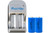 2 x RCR123 (16340)  3.7 Volt Lithium Ion Batteries (700 mAh) + 2 Bay Powerizer Smart Charger