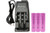 Power Portable 2-slot Li-Ion charger with three 18650 batteries