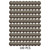 Front view of Panasonic CR2032 coin cell batteries in bulk pack