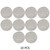 Renata CR1225 lithium coin cell battery pack, 10 pieces