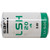 Side view of 6-pack Saft LSH20 lithium batteries arranged in a row