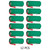 12-Pack 2/3 AAA NiMH 320 mAh Batteries with Tabs