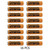 Front view of Panasonic BK-200AAB9B AA rechargeable batteries