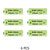 Power Portable 2/3 AAA NiMH button top batteries, 6-pack