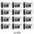 12-pack Panasonic CR2 industrial lithium batteries in retail packaging
